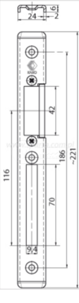 Protiplech KARO/ROM 6x24 reg L