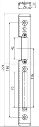 Protiplech KARO/ROM 6x24 reg.P