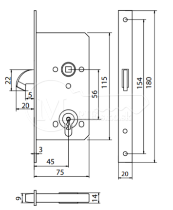 ZZ Metal-plast 56/45K hák 1031310