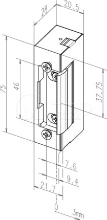 Elektrický z. Effeff 117F NC 10-24V