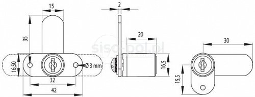 Zámok Siso X5250 Master 11 14.04.626-0