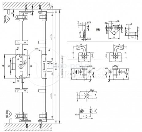 Zámok Siso X922 16,5x22 bask 14.05.271-0