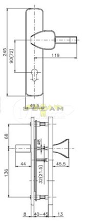 BK 802/92 ASTRA nerez
