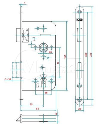 ZZ LOB Z755B V72/55/20 nikel