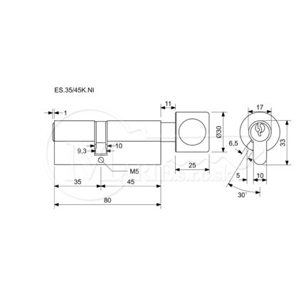 Vl RI EURO Secure 35x45K Ni 5kl