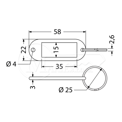 Popiska RI RJ58.ZEL.50ks