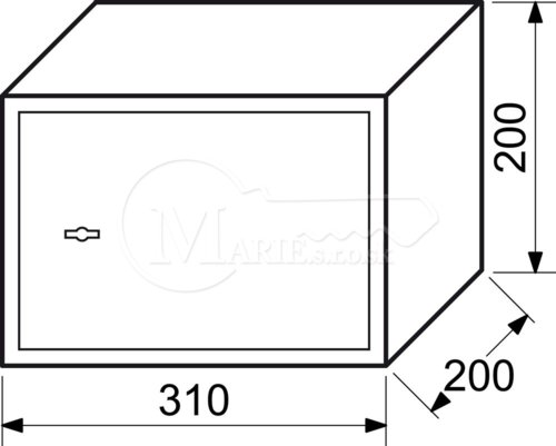 Trezor RI RS.20.K 310x200x200