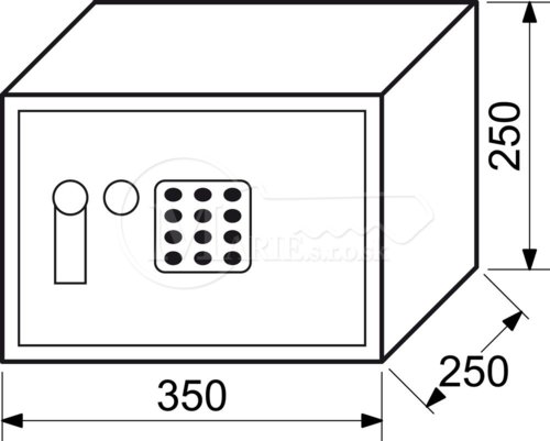 Trezor RI RS.25.EDK 350x250x250