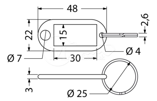 Popiska RI RJ48.BIL.50ks