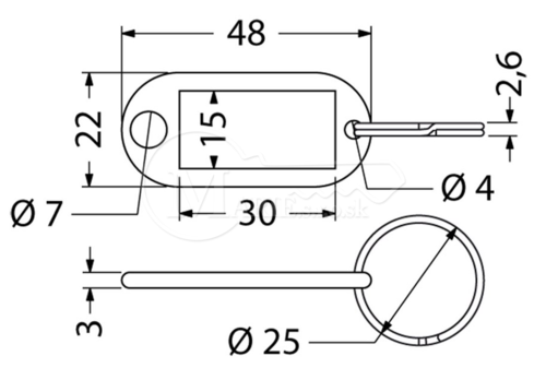 Popiska RI RJ48.CRN.50ks
