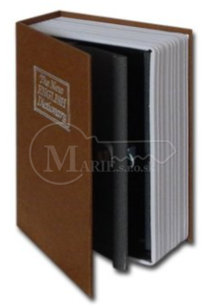Trezor GRAMPUS kniha 240x165x55 hnedá