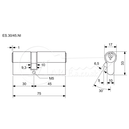 Vl RI EURO Secure 30x45 Ni 5kl