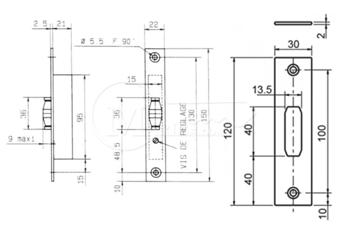 ZZ METALUX 23/150/21 AVEC valček