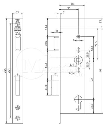 ZZ Nemef 9672/08 92/30/24/245 panik