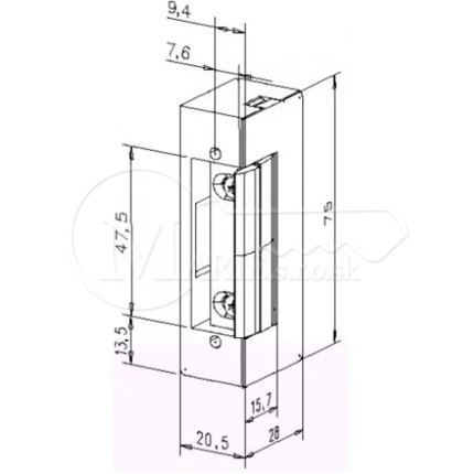 Elektrický z. Effeff E7R E9139 12V/DC re