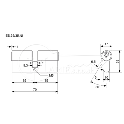 Vl RI EURO Secure 35x35 Ni 5kl