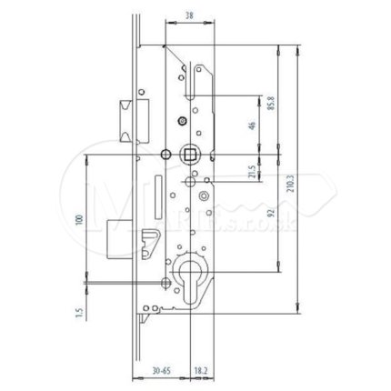 ZZ FUHR KAPSA K+G ND 92/65, 65/92
