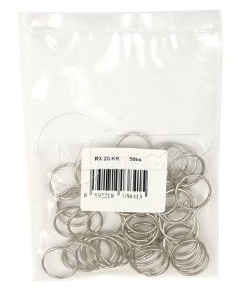 Krúžky na kľúče RI RX.20.KR.50KS 20mm Ni