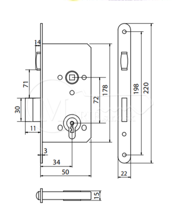 ZZ Metal-plast RZB-4 valček V34mm