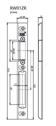Protiplech LOB regulovaný RW01PZR B/Z