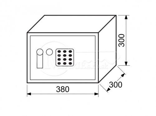 Trezor RI RS.30.EDK 380x300x300