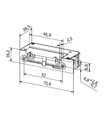 Elektrický z. HARTTE XS12UPM 12V
