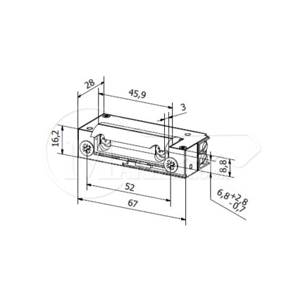 Elektrický z. HARTTE XS00UW 12-24V aret