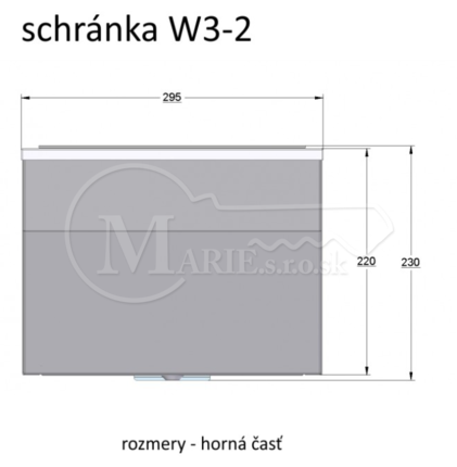 W3-2 400x295x240 PS. čierna