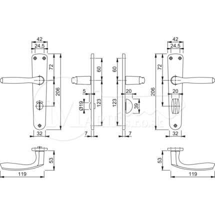 Hoppe Milano / Luxor F4 72WC
