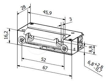 Elektrický z. HARTTE XS12UW 8-14V aret