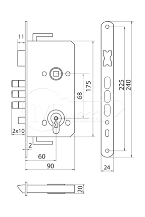 ZZ Hardy 68/60 24/240 ZW-6 Pravý