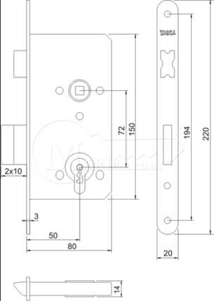 ZZ LOB Z7504 V8072/50/220 B.Z.