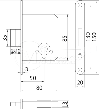 ZZ Metal-plast ZB-50 vložkový