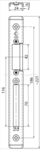 Protiplech KARO/ROM 6x24 reg L