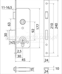 ZZ CVL 194 92/30/U24x10 U-lišta