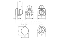 Zámok Euro-locks F143 schránkový 1916