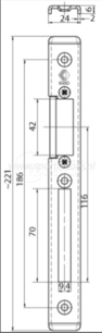 Protiplech KARO/ROM 6x24 reg.P
