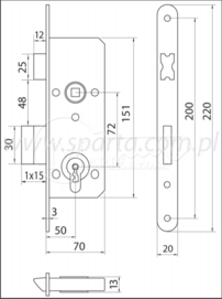 ZZ Metal-plast 110/TW WC72/50/20 Lavý