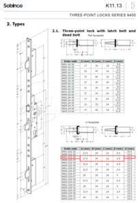 ZZ Sobinco 8401-U22-30 3-bod 92/30/U22