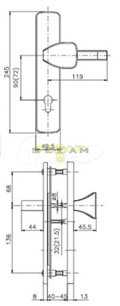 BK 802/72 ASTRA nerez