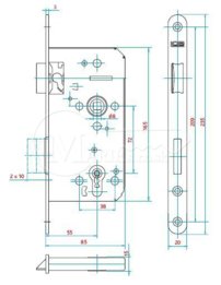 ZZ LOB Z755B V72/55/20 nikel