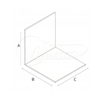 Rohovník 90x90x17 MG