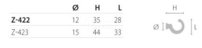 Vešiak Z-423 G4 / WM049