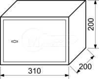 Trezor RI RS.20.K 310x200x200