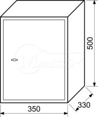 Trezor RI RS.50.K 350x500x330