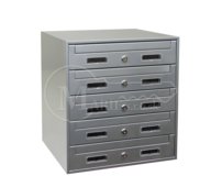Schránka RI BK.02-5.S 450x400x300 strie