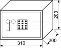 Trezor RI RS.20.EDK 310x200x200