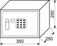 Trezor RI RS.25.EDK 350x250x250