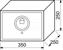 Trezor RI RS.25R.FIN 350x250x250 otlačok