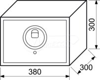 Trezor RI RS.30R.FIN 380x300x300 otlačok